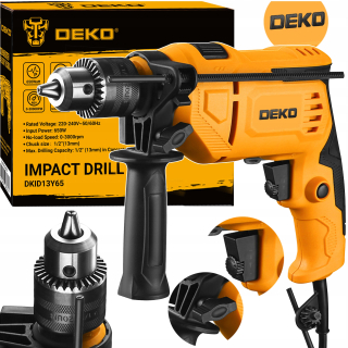 DEKO PRÍPADOVÁ VŔTAČKA 650W NASTAVENIE DKID13Y65